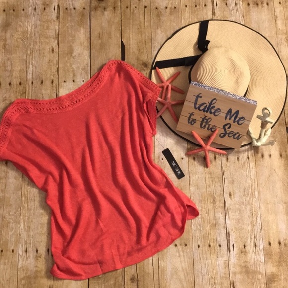 NIC+ZOE Tops - Nic and Zoe Linen Blend Tee